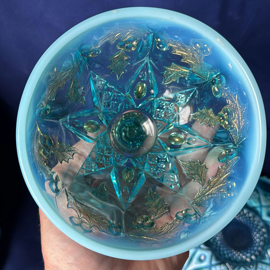 Blue Opalescent Glassware - image 16 of 16