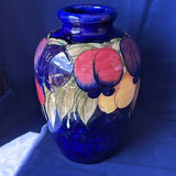 Moorcroft Fruit Pattern Vase “Wisteria Plum” 12” Tall - thumbnail 3 of 18