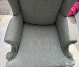 Sage Colour Wingback Armchair - thumbnail 4 of 8