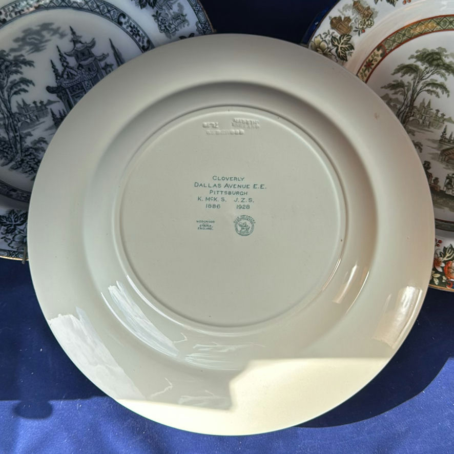 Lot of 3 Antique Transferware Plates - image 4 of 13