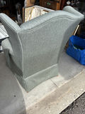 Sage Colour Wingback Armchair - thumbnail 6 of 8