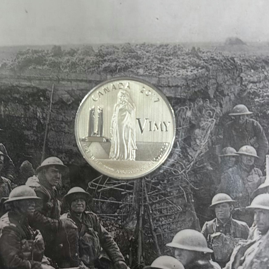 Canadian War Stamps And Coins Incl. 2017 $3 Fine Silver Coin - image 14 of 14
