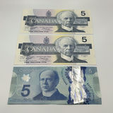 $5 Canadian Bills 1986 And 2013 - thumbnail 1 of 8