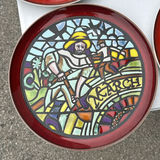 A Collection of twelve Poole pottery 'Medieval Calendar' series ceramic plates - thumbnail 5 of 26