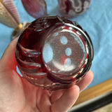 Vintage Bohemian Art Glass Collection – 5-Piece Estate Lot (Ruby, Cranberry & Cut-to-Clear) - thumbnail 10 of 22