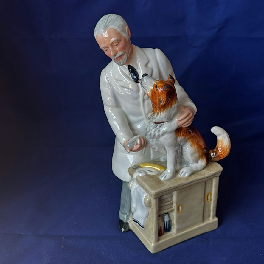 Royal Doulton Thanks Doc Vet With Dog - image 1 of 6