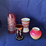 Vintage and antique Bohemian / Central European art glass pieces. - thumbnail 1 of 17