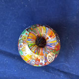 Vintage Murano Glass Trio Millefiori Gold Leaf Urn Vase Amedeo Rossetto Set Italian Art Glass - thumbnail 9 of 25