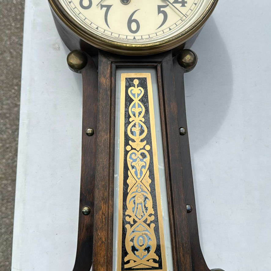 E. Ingraham "Nyanza" Banjo Clock - image 3 of 10
