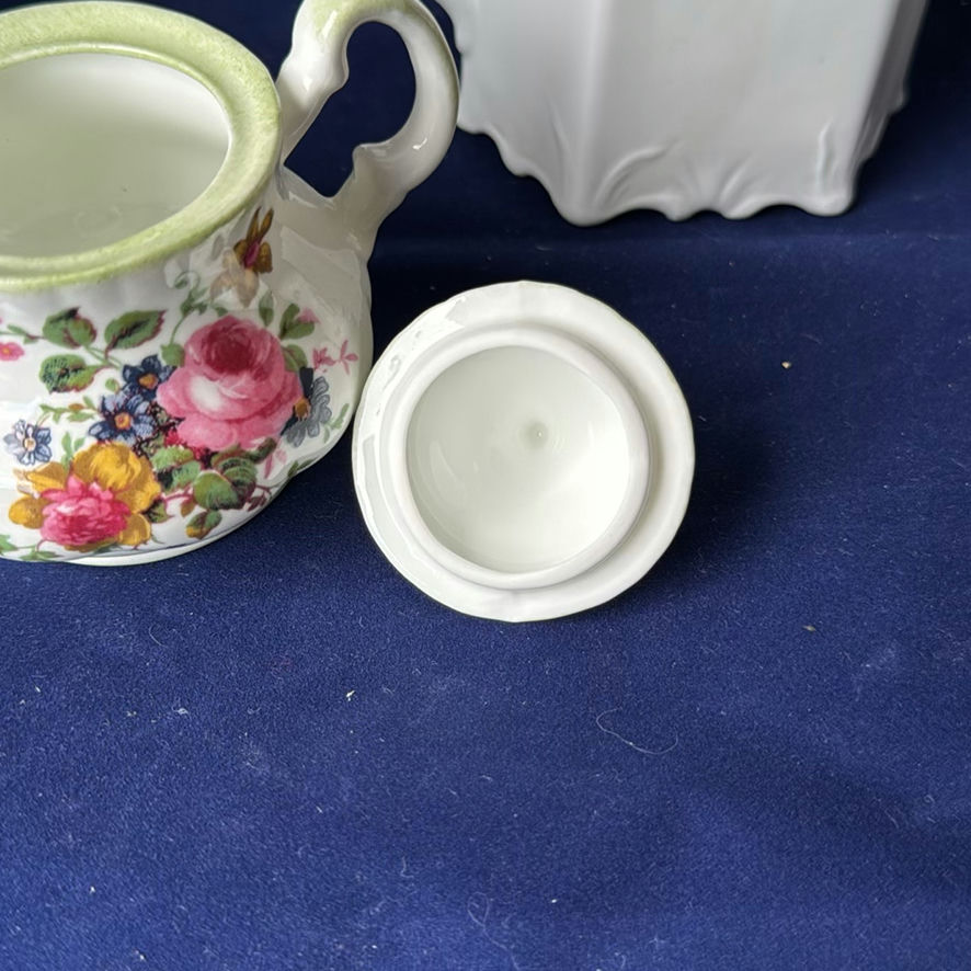Various Creamers, 2 lidded Dishes Nippon, Hammersley And More - image 14 of 35