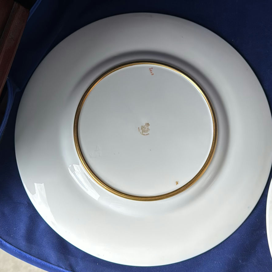 Vintage Cabinet Plates Royal Worcester And French Plate - image 11 of 12