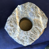 Stone Candleholders And Black Flower Frog - thumbnail 10 of 10