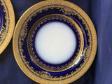 Antique Elite Works Limoges Cobalt Blue Heavy Gold Encrusted 11-Pc Service - thumbnail 14 of 19