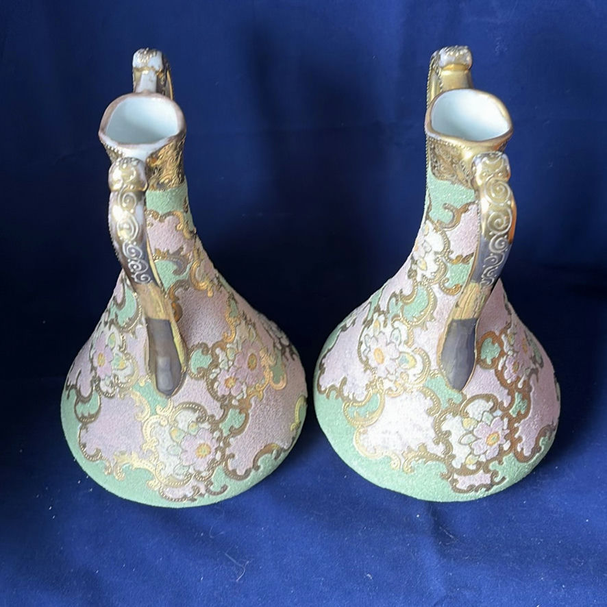 4 piece Nippon Coralene porcelain set - image 20 of 28
