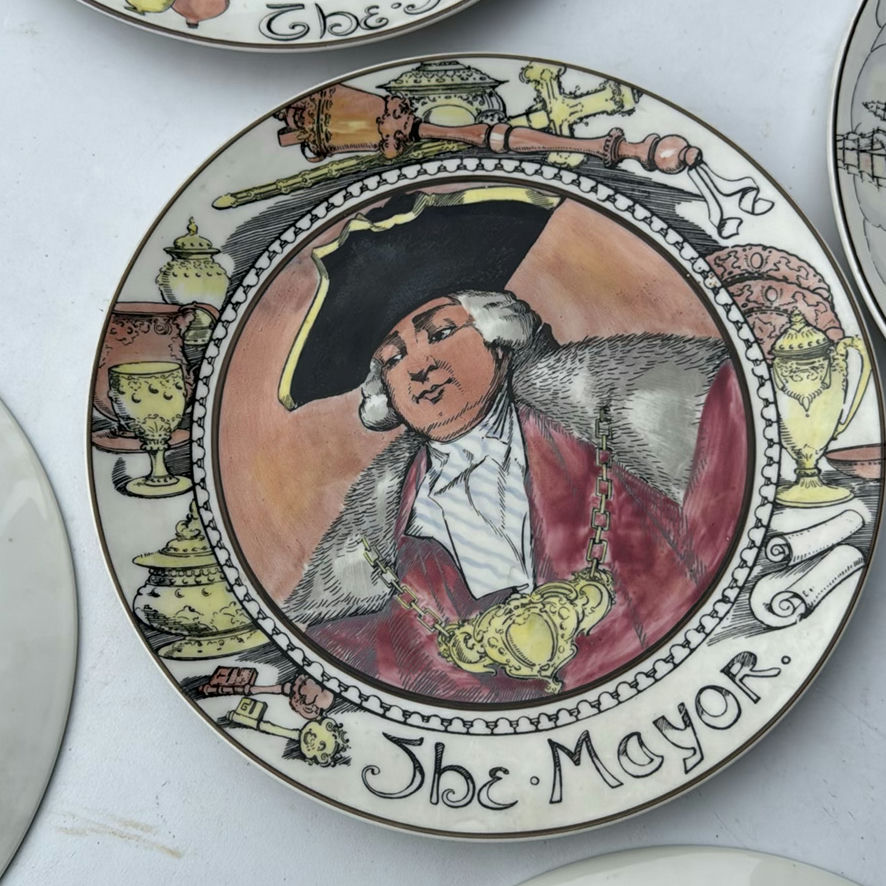 Set of Six Royal Doulton Colonial Character Decorative Plates - image 8 of 15