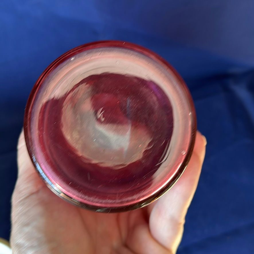 Vintage and antique Bohemian / Central European art glass pieces. - image 17 of 17
