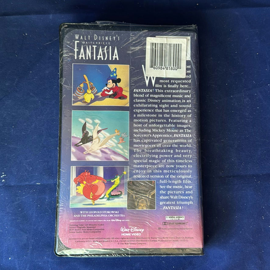 Fantasia "New" VHS - image 2 of 5