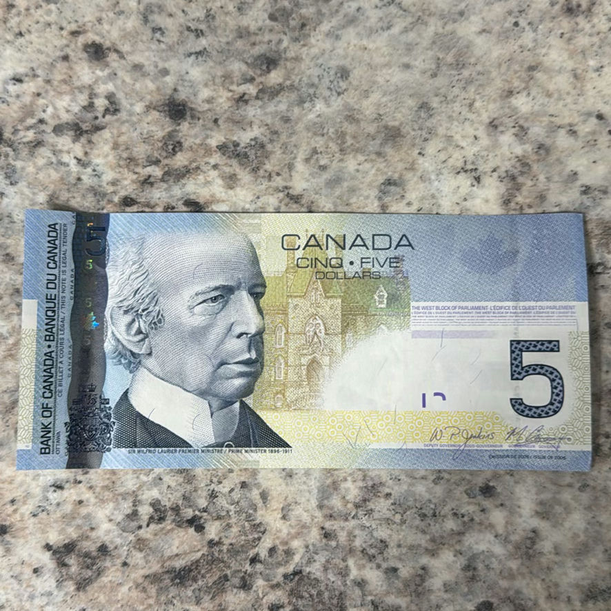 $25 In Canadian $5’s - image 10 of 11