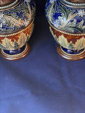 Pair of Antique Doulton Lambeth Stoneware Art Union Ewers by Emily Partington, c. 1895 - thumbnail 5 of 11
