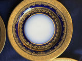 Antique Elite Works Limoges Cobalt Blue Heavy Gold Encrusted 11-Pc Service - thumbnail 11 of 19