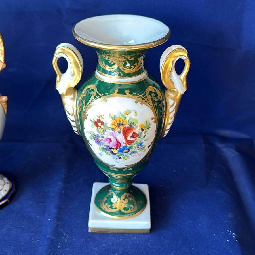 Antique & Vintage European Porcelain Vase Collection (3 Pieces) - image 8 of 14