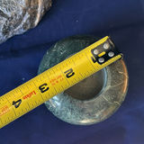 Stone Candleholders And Black Flower Frog - thumbnail 5 of 10