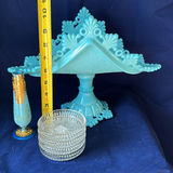 Westmoreland Blue Compote Dish And More - thumbnail 2 of 14
