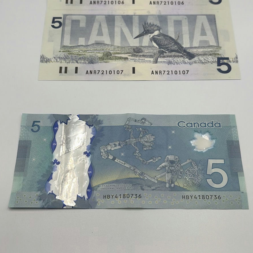$5 Canadian Bills 1986 And 2013 - image 7 of 8