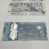 $5 Canadian Bills 1986 And 2013 - thumbnail 7 of 8