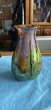 Iridescent studio art glass vase By Karl Schantz 1977 - thumbnail 3 of 6