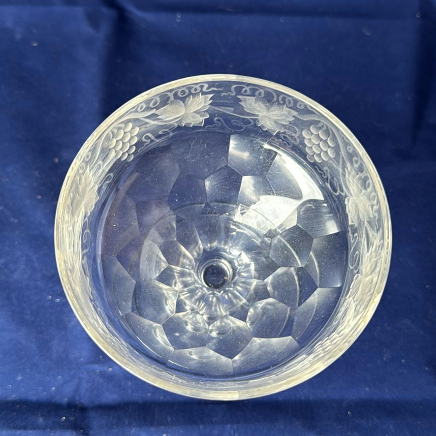 Antique Crystal Glasses In 3 Sizes - image 6 of 11