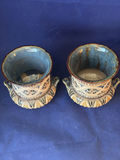 Antique Pair of Doulton Lambeth Stoneware Cache-Pots / Planters (1886) - thumbnail 1 of 10