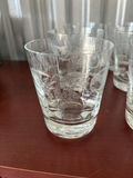 Vintage Thistle Bohemia Crystal Drinking Glasses - thumbnail 2 of 9