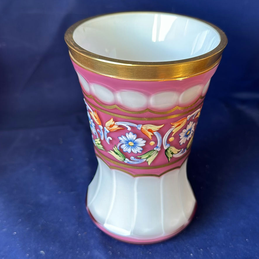Vintage and antique Bohemian / Central European art glass pieces. - image 11 of 17