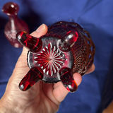 Ruby Red Pressed Glassware - thumbnail 10 of 17