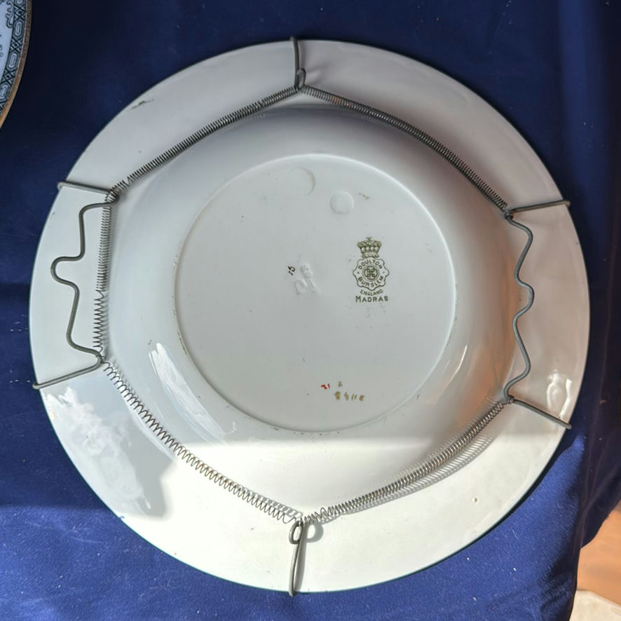 Lot of 3 Antique Transferware Plates - image 8 of 13