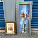 2 Pcs Of Nautical Art - thumbnail 1 of 8