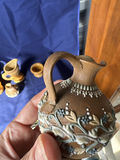 Doulton Lambeth Silicon Ware Ewers and Caramel Slag Glass - thumbnail 19 of 20
