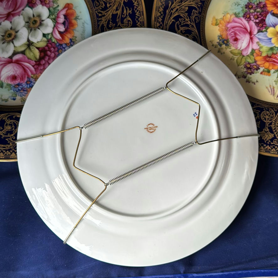 Vintage Cabinet Plates Royal Worcester And French Plate - image 4 of 12