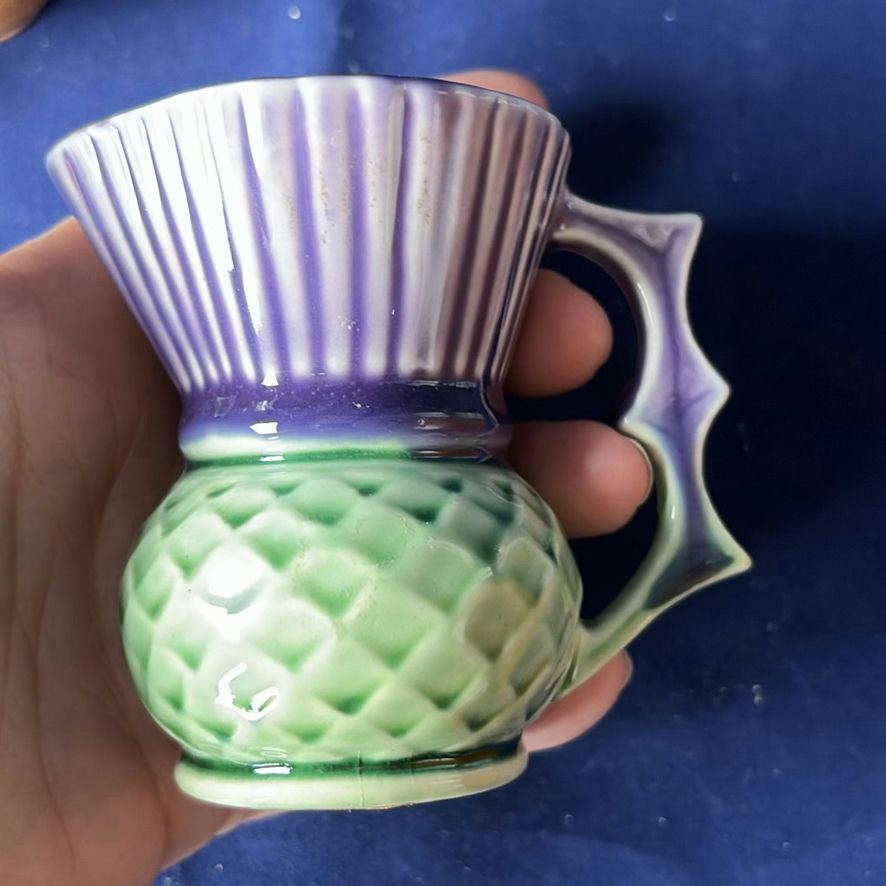 Argyll Pottery Pitcher And Mini Vases - image 5 of 9