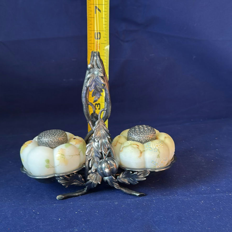Burmese Art Glass Salt And Pepper Shaker Set - image 2 of 6