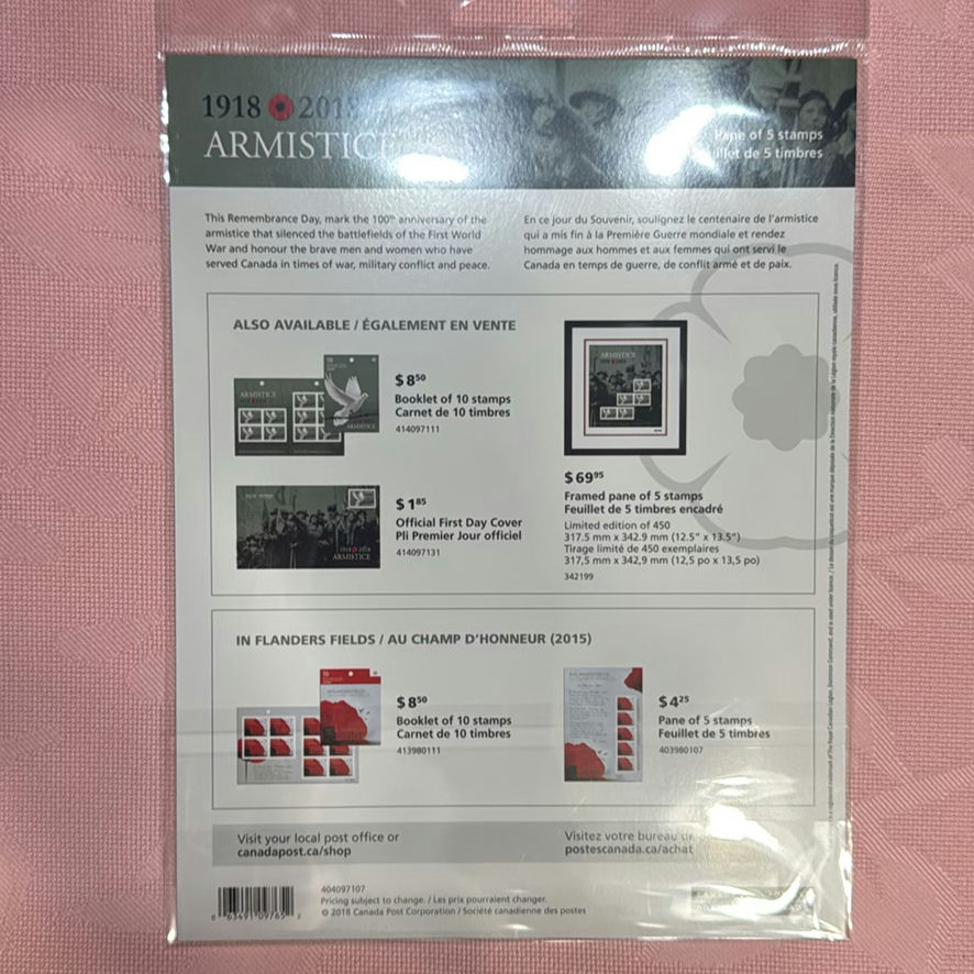 Canadian War Stamps And Coins Incl. 2017 $3 Fine Silver Coin - image 7 of 14
