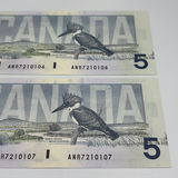 $5 Canadian Bills 1986 And 2013 - thumbnail 6 of 8