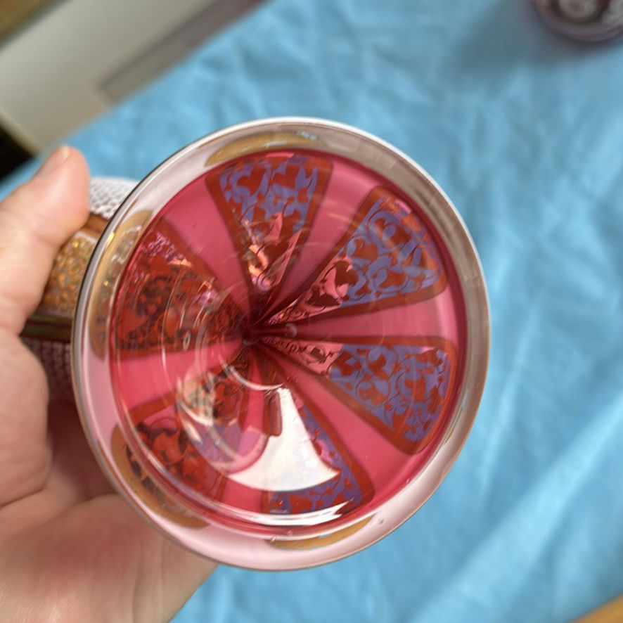 Vintage Bohemian Art Glass Collection – 5-Piece Estate Lot (Ruby, Cranberry & Cut-to-Clear) - image 22 of 22