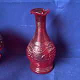Ruby Red Pressed Glassware - thumbnail 11 of 17