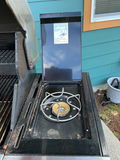 KitchenAid propane grill with extra tank and cover.  - thumbnail 3 of 6