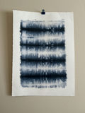 Pottery Barn textile prints with blue textured patterns. - thumbnail 2 of 4