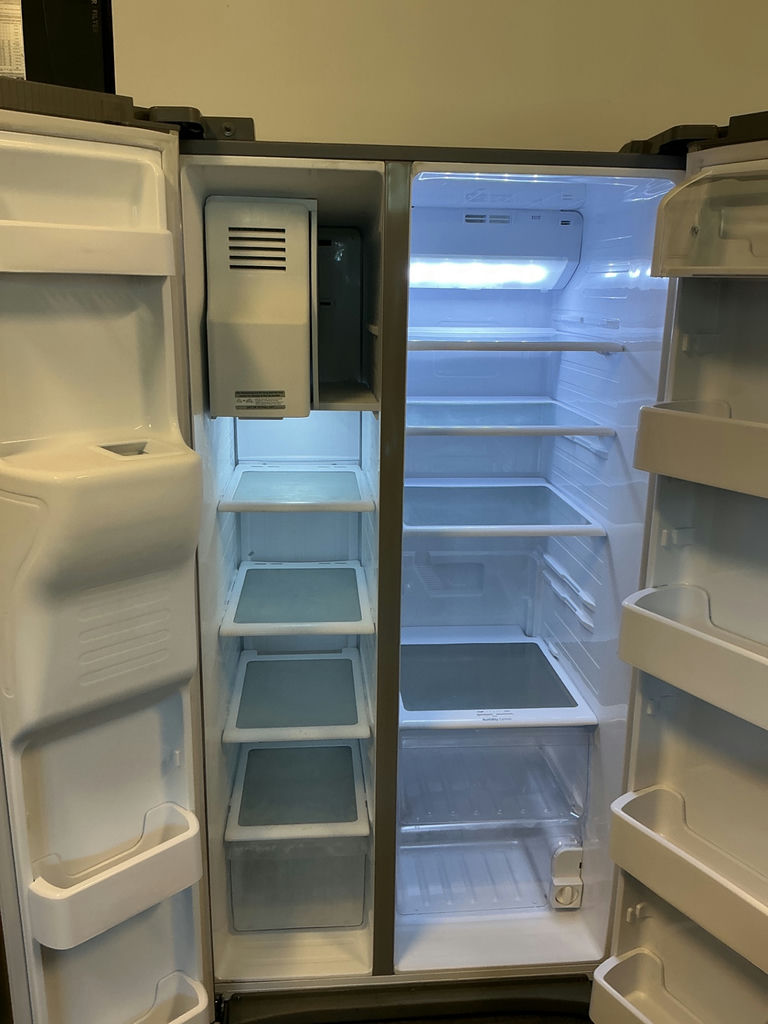 Stainless steel Samsung side-by-side garage refrigerator  - image 2 of 6