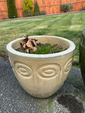 Three glazed ceramic garden pots - thumbnail 4 of 4