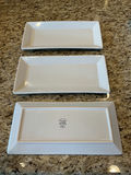 White Ceramic Multi-Compartment Serving Trays - thumbnail 3 of 6